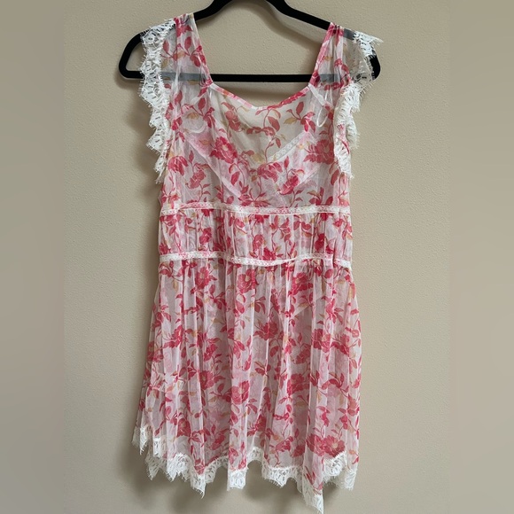 Free People Ivie sheer top- size XL - Picture 4 of 5